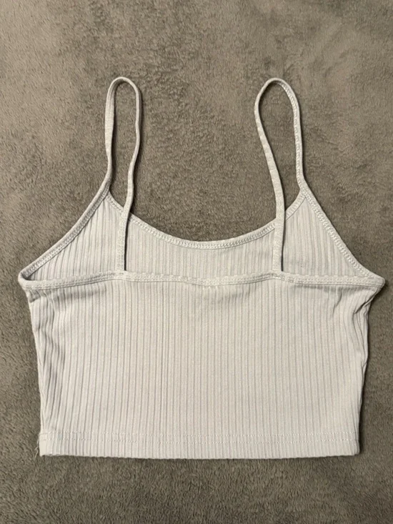 Wilfred Light Blue Ribbed Tank Top - Picture 2 of 3